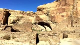 Pueblo Bonito in the Chaco Canyon National Monument