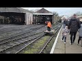 pump trolley hand car in action at wansford 23 02 2025