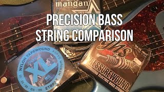 Precision Bass String Showdown... Flats V Rounds V Tapes V Pressurewound \u0026 a bit of muting!