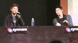 [FANCAM]111022 JYJ - IN HEAVEN FAN SIGN - YOOSU