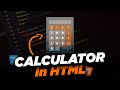 Build a Functional Calculator with HTML, CSS, and JavaScript - Step-by-Step Tutorial