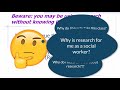 Week 1 What is social work research?