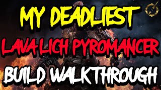 OUTRIDERS PYROMANCER LAVA LICH BUILD SETUP | SOLO APOC TIER 24 FATHERS SANCTUM | INSANE DPS 🔥