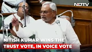 Nitish Kumar Wins Test Of Strength After Opposition BJP Walks Out