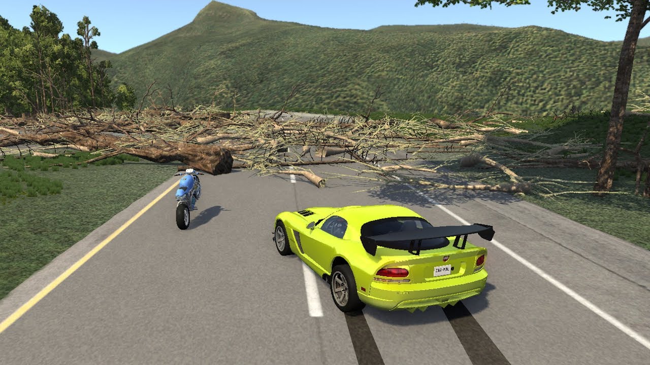 Beamng Drive - Road Debris Car Crashes - YouTube