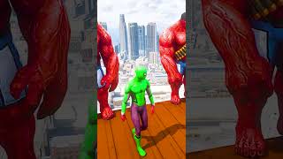 GTA 5 Epic Water Ragdolls | Spider-Man Jumps / Fails ep.1280 #shorts