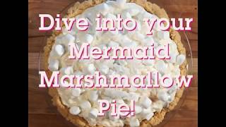 Mermaid Marshmallow Pie