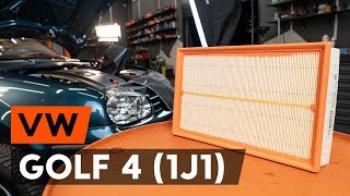 Kuinka vaihtaa ilmansuodatin VW GOLF 4 (1J1) -merkkiseen autoon [AUTODOC -OHJEVIDEO]