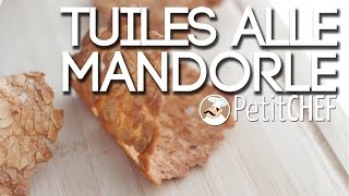 Tuiles alle mandorle - ricetta cialde francesi