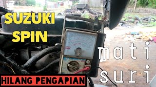 suzuki spin mati suri(ngurut jalur pengapian yg hilang)