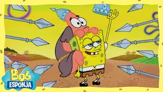 Visita al parque medieval | Bob Esponja en Español