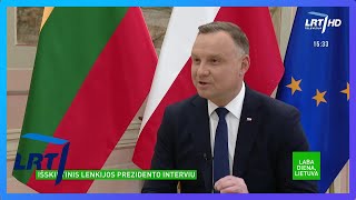 Lenkijos prezidentas: „Polexit“ nėra įmanomas, mes norime likti ES, nenorime tik, kad mums būtų prim