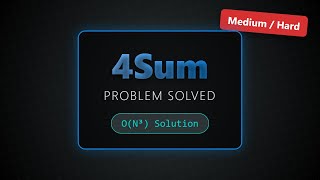 4Sum Problem Solution | LeetCode Pattern Explained (Java/C++/Python Logic)