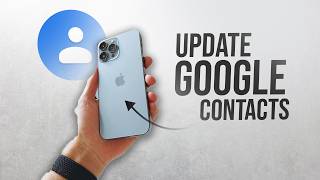 How to Update Contacts in Google Account in iPhone (tutorial)