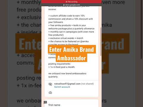 Join the Amika Brand Ambassador Program!