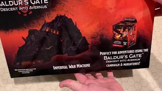 Unboxing the D\u0026D Descent into Avernus Infernal War Machine Premium Miniature from Wizkids