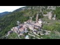 fontan et les hameaux de berghe dans les alpes maritimes