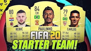 INSANE OVERPOWERED HYBRID STARTER SQUAD! FIFA 20 Ultimate Team