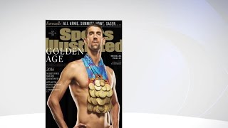 Michael Phelps poses for "Sports Illustrated" cover