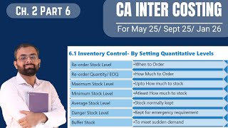 Stock Level | Inventory Level - Quantitative Levels All Questions | May 25/ Sep 25/ Jan 26