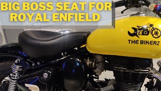 BEST TOURING SEAT - BIG BOSS SEAT FOR ROYAL ENFIELD CLASSIC MOTORCYCLE