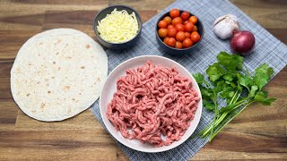 Crispy Beef and Cheese Tortillas: Irresistible Spicy Snack Recipe!