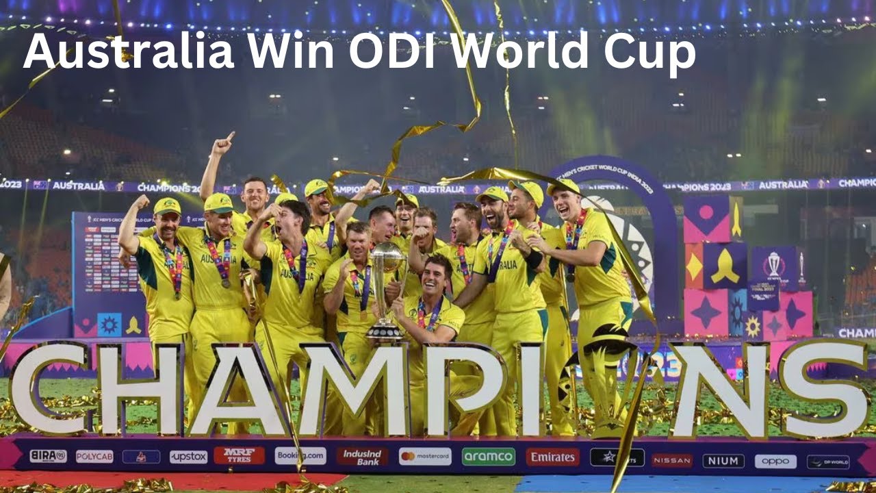 Australia Beat India In The ICC ODI World Cup Final - YouTube