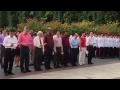 Leaders at the National Day Observance Ceremony at Istana