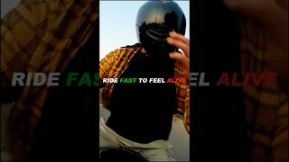 Feel alive VS stay alive 🏍❤  #ytshorts #youtubeshort #shorts #bikes #biker #rider #automobile #new