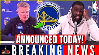 BIG ANNOUNCEMENT! TOOK FANS BY SURPRISE! CONFIRMED TODAY! GOLDEN STATE WARRIORS NEWS