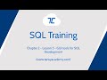 Tansy SQL Course | GUI tools for SQL Development | Chapter 2  |  Lesson 5