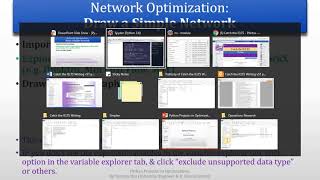 Python Project on Optimization - Network Optimization - Drawing Simple Network Diagram