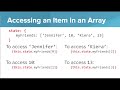 Mobile Apps: Arrays and Indexing