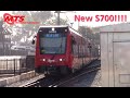 MTS Trolley - Siemens S700 #5046, #5047, #5048 Blue Line arriving into Old Town