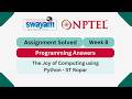 The Joy of Computing using Python Week 8 | Programming Answers || #nptel #nptel2026 #myswayam