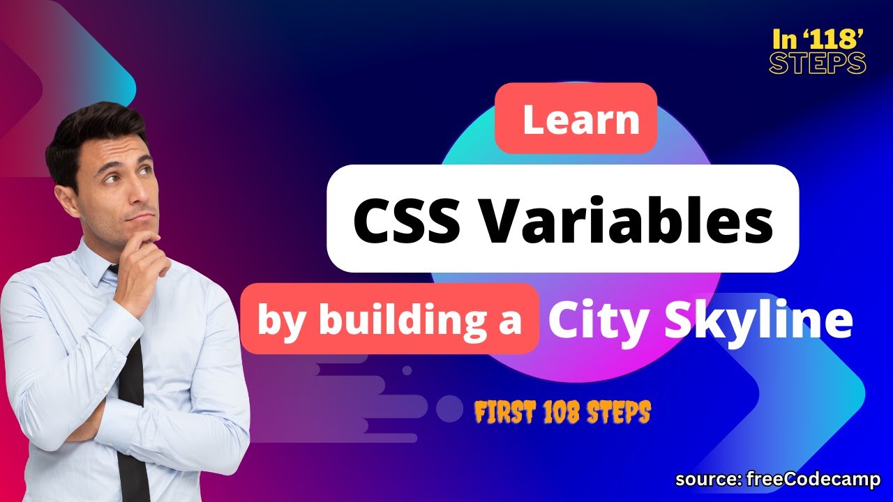 Learn CSS Variables By Building A City Skyline || First 108 Steps ...