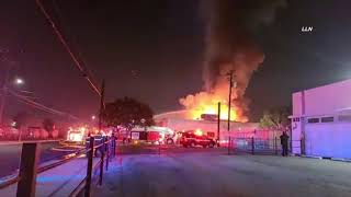 Massive Fire Destroys Business | GARDENA, CA  11.20.20