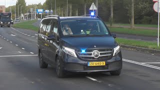 Politie begeleidt ambulancebus met 6 coronapatiënten van Rotterdam naar Maastricht!