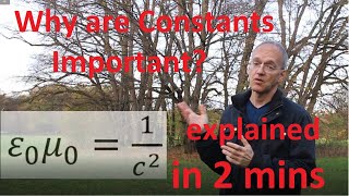 Why consider physical constants? - Explained in 2 mins