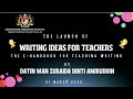 The Launch of Writing Ideas for Teachers: The e-Handbook for Teaching Writing