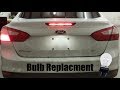 2010-2017 Ford Focus: Tail Light Bulb Replacement