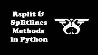 138. String Rsplit and Splitlines Method in Python with Example Code || Python String Methods-20