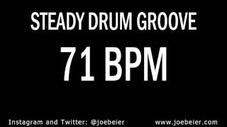 71 BPM - Simple Drum Beat - Backing Drum Track - Practice Tool