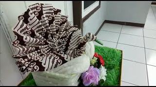 CARA MEMBUAT MERAK DARI KAIN KEBAT UNTUK HANTARAN PERNIKAHAN. anti gagal (MERAK)