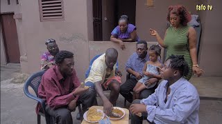 Atta Papa A.KA Burger Kintampo Dislike Local Food But He Chops Accra Kenkey Nyafonyafo😀Kyekyeku