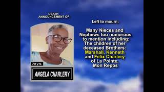 Angela Charlery ~ Long Obituary