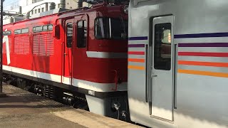 EF81-139号機+カヤ27-501+EF81-95号機 黒磯訓練【大宮駅】