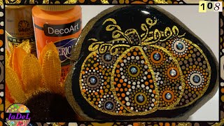 Fall Pumpkin | Mandala Art Tutorial for beginners +