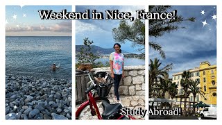 Weekend in Nice, France |beach visit, museums, exploring Nice, perfume workshop & more(study abroad)