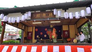 [横浜]橘樹神社例大祭宵宮・橘樹会による里神楽「神逐蓑笠～言いつけの場～」 2019.6.8.